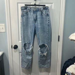 American Eagle mom straight jeans